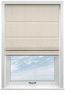 Corrugation, Pale Cream - Twist&Fit Roman Blind